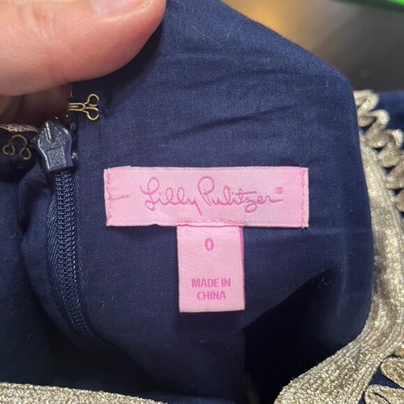 Lilly Pulitzer Junie Shift Dress size 0 - Picture 2 of 3